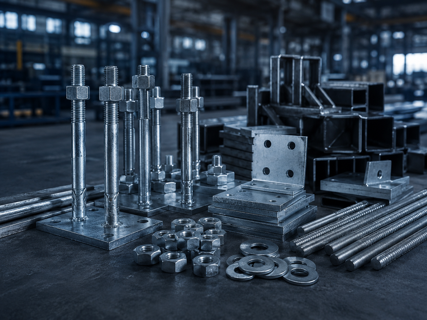 Fabricacion metalica y pernos de anclaje